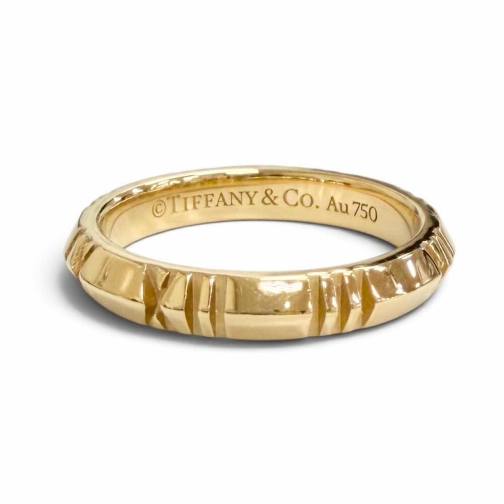 TIFFANY&Co. Tiffany Atlas X Closed Ring, 18K Yellow Gold (750 YG), Weight: 3....